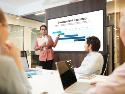 Business Presentation At Office